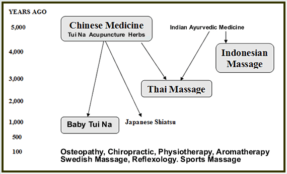 picture of how Oriental therapies relate